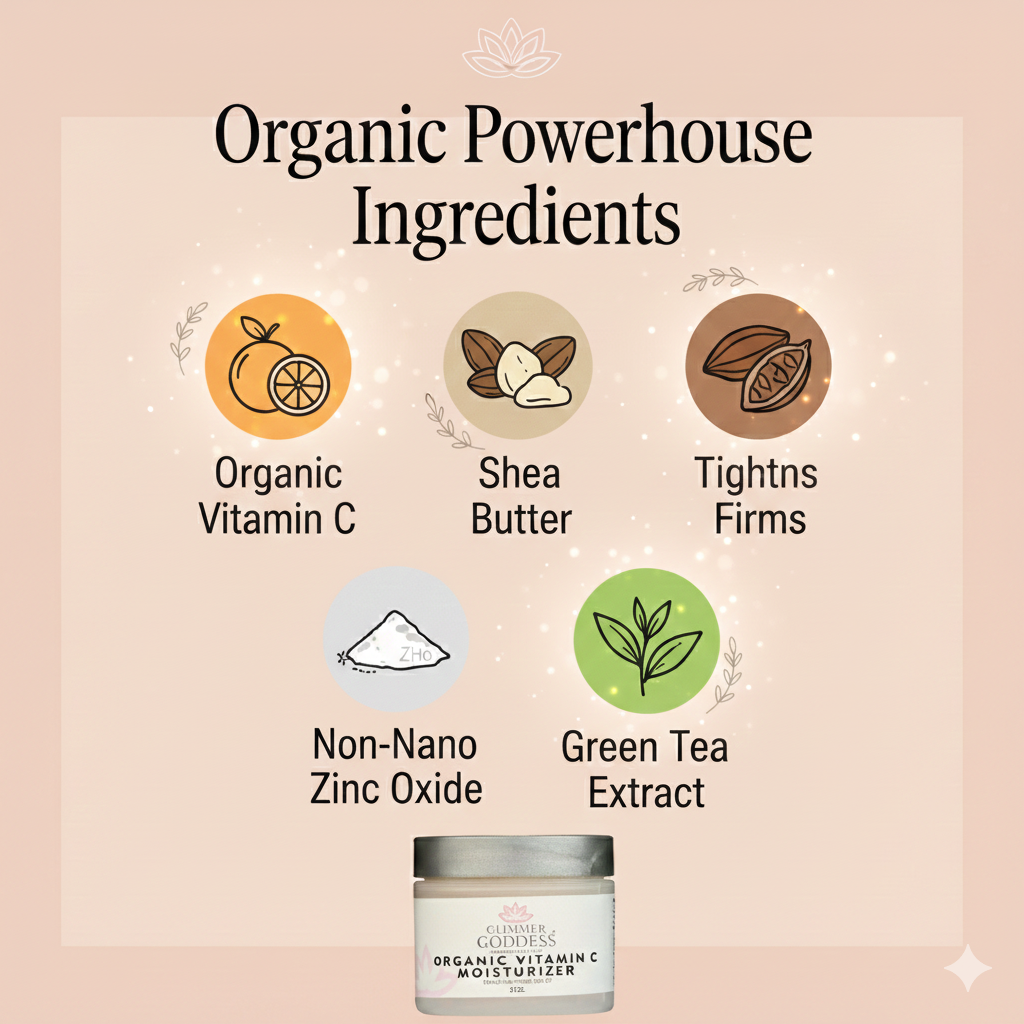 Organic Vitamin C Daily Moisturizer SPF 30 – Brightening Formula