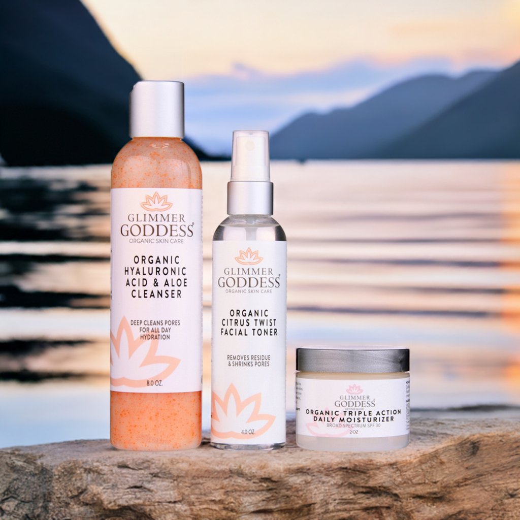 Organic 3-Step Anti-Aging Skin Care Routine