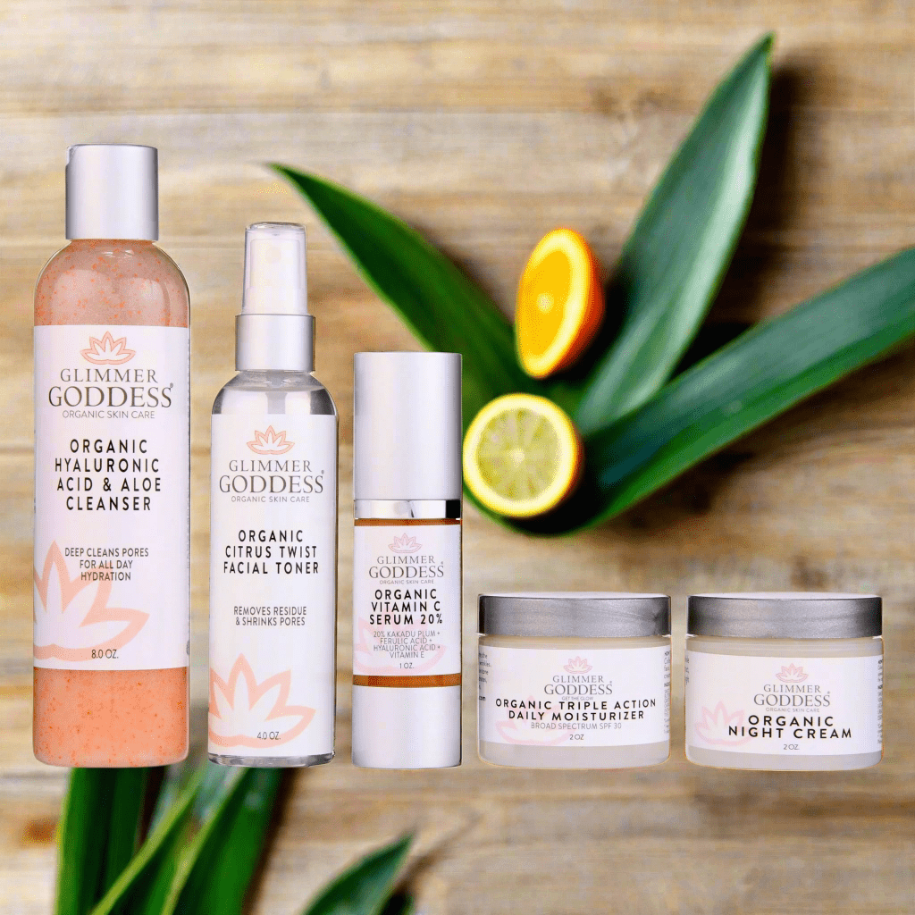 Complete Organic Anti-Wrinkle 5-Step Kit with Vitamin C & SPF 30