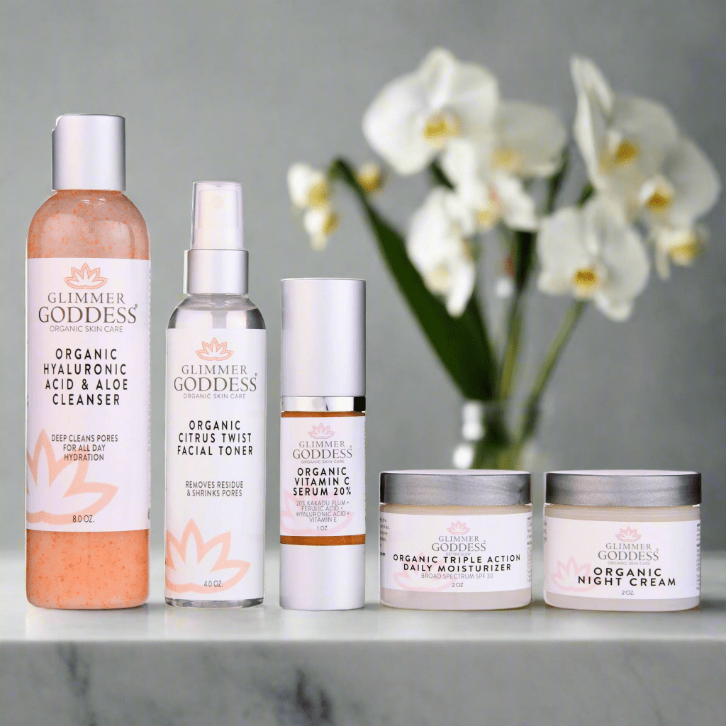 Complete Organic Anti-Wrinkle 5-Step Kit with Vitamin C & SPF 30